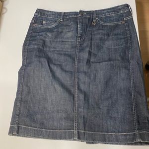 MaxMara Weekend blue jean skirt